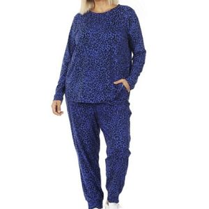 Zenana Leopard Jogger Set